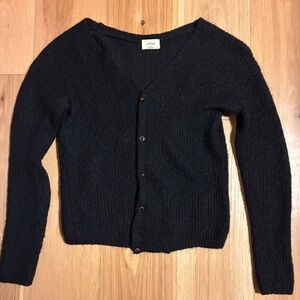 Wilfred Black Cardigan Sweater